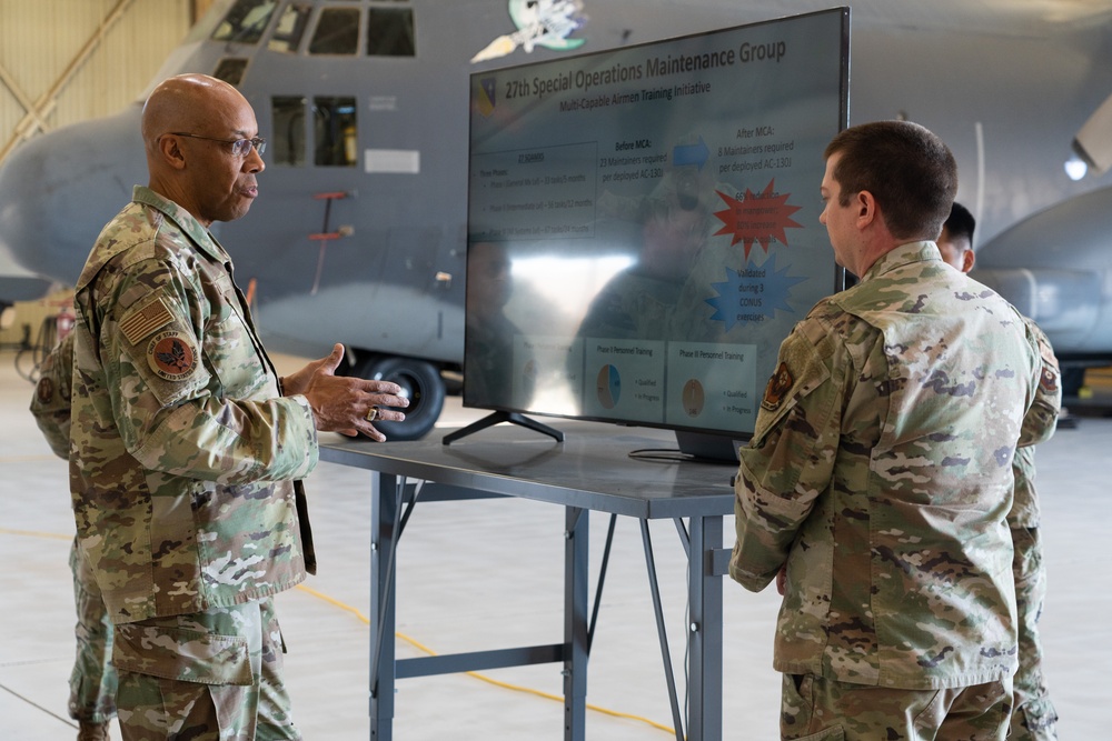 Air Force Chief of Staff visits Cannon AFB