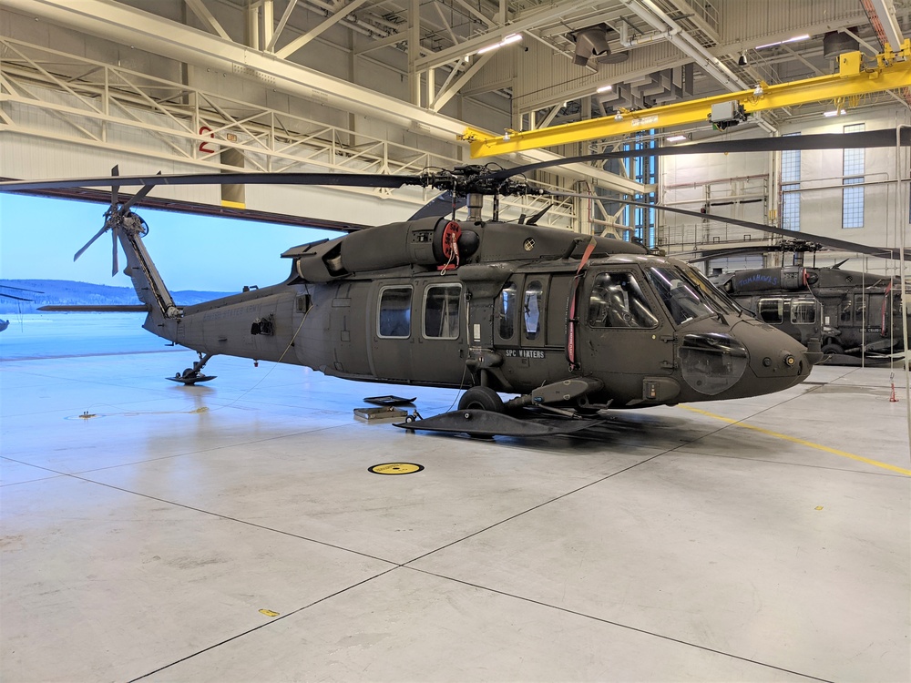 UH-60 Blackhawk one of three helicopters at Fort Wainwright