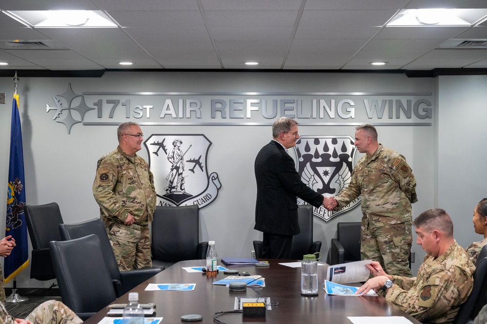 ANG Director Visits 171st Air Refueling Wing