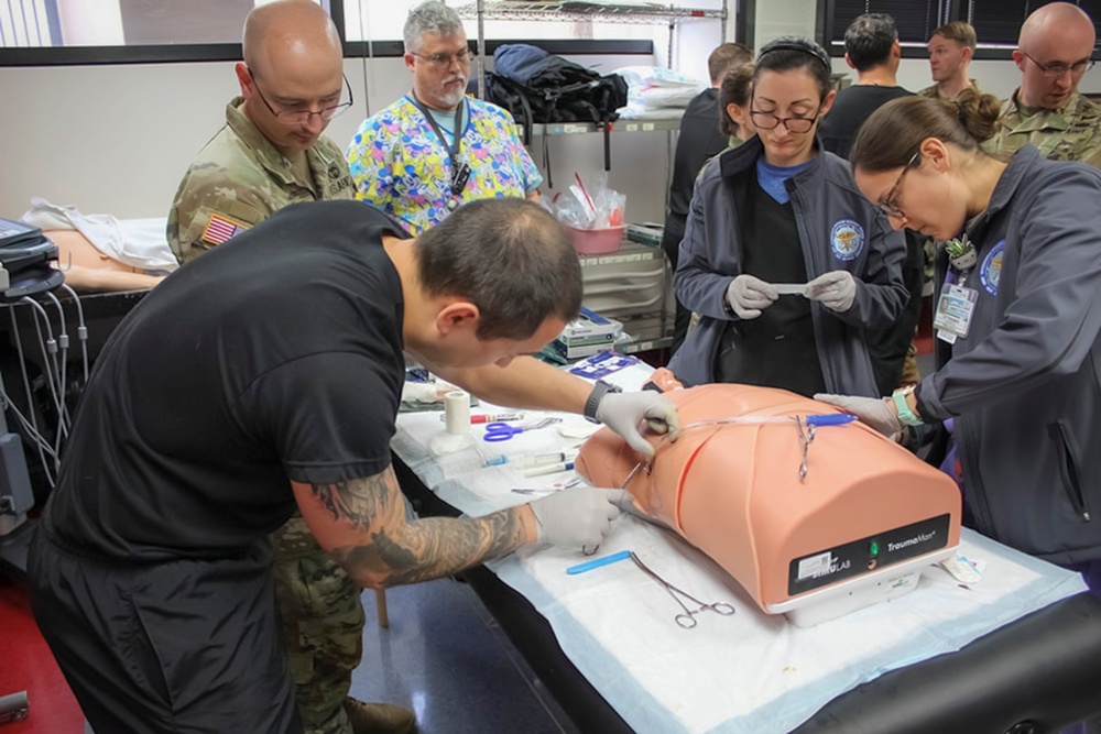 BACH IPAP Soldiers Conduct Chest Trauma Training