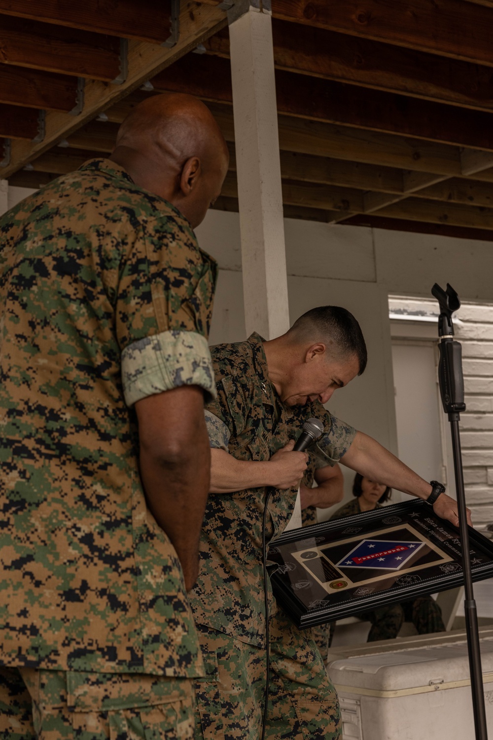 1st Marine Division staff bid farewell to Brig. Gen. James Ryans