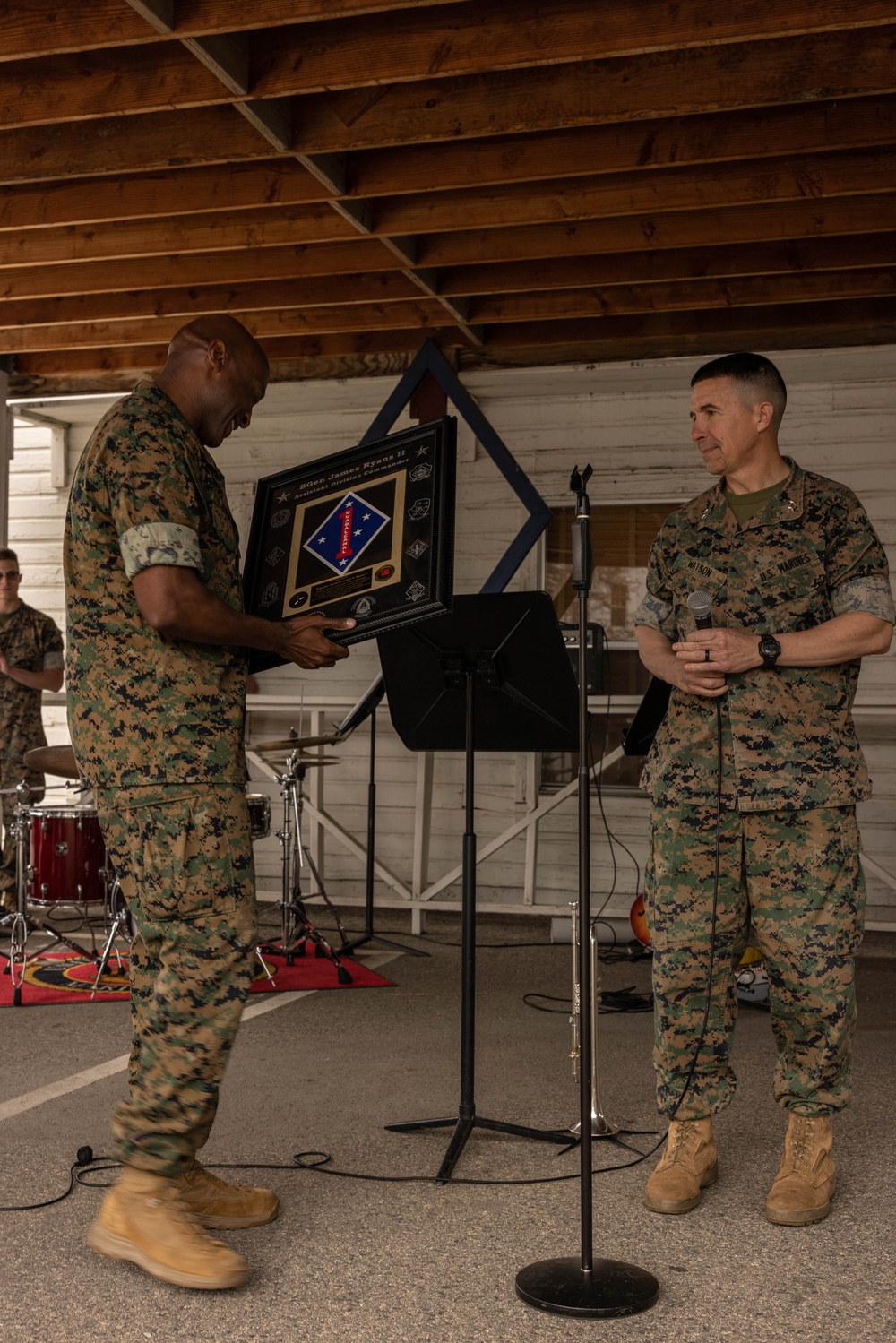 1st Marine Division staff bid farewell to Brig. Gen. James Ryans