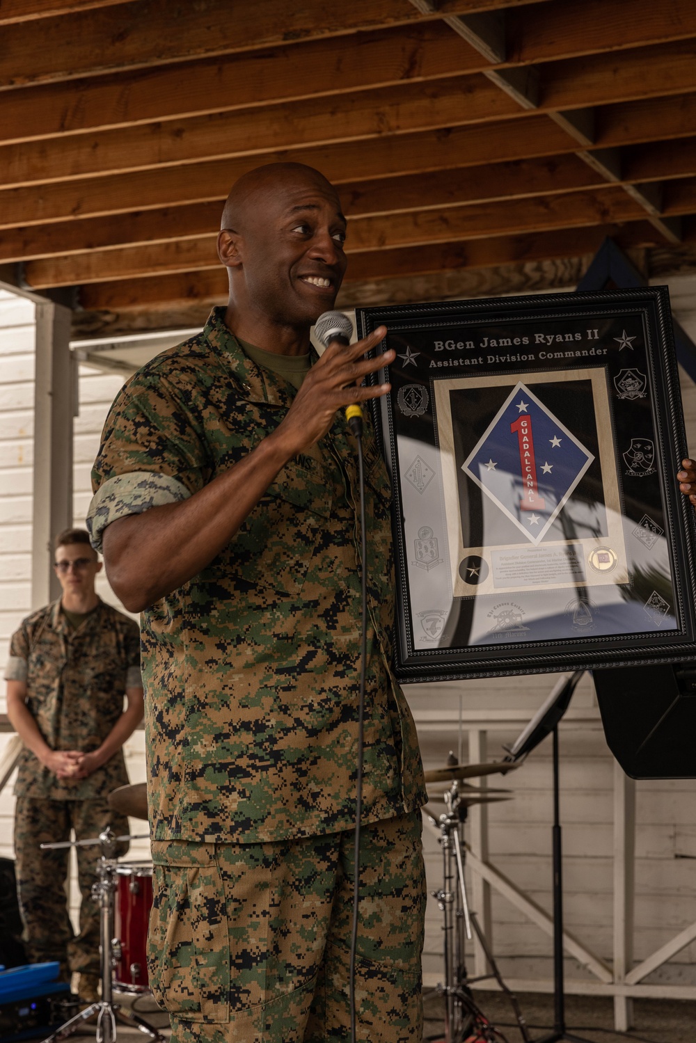 1st Marine Division staff bid farewell to Brig. Gen. James Ryans