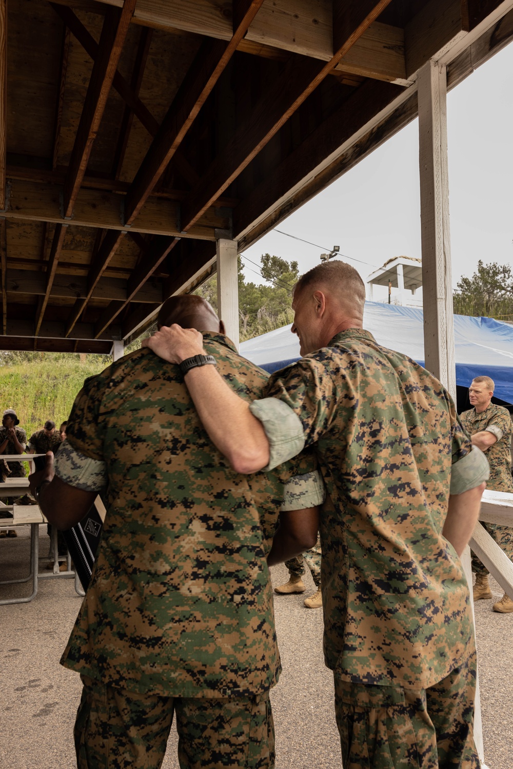 1st Marine Division staff bid farewell to Brig. Gen. James Ryans