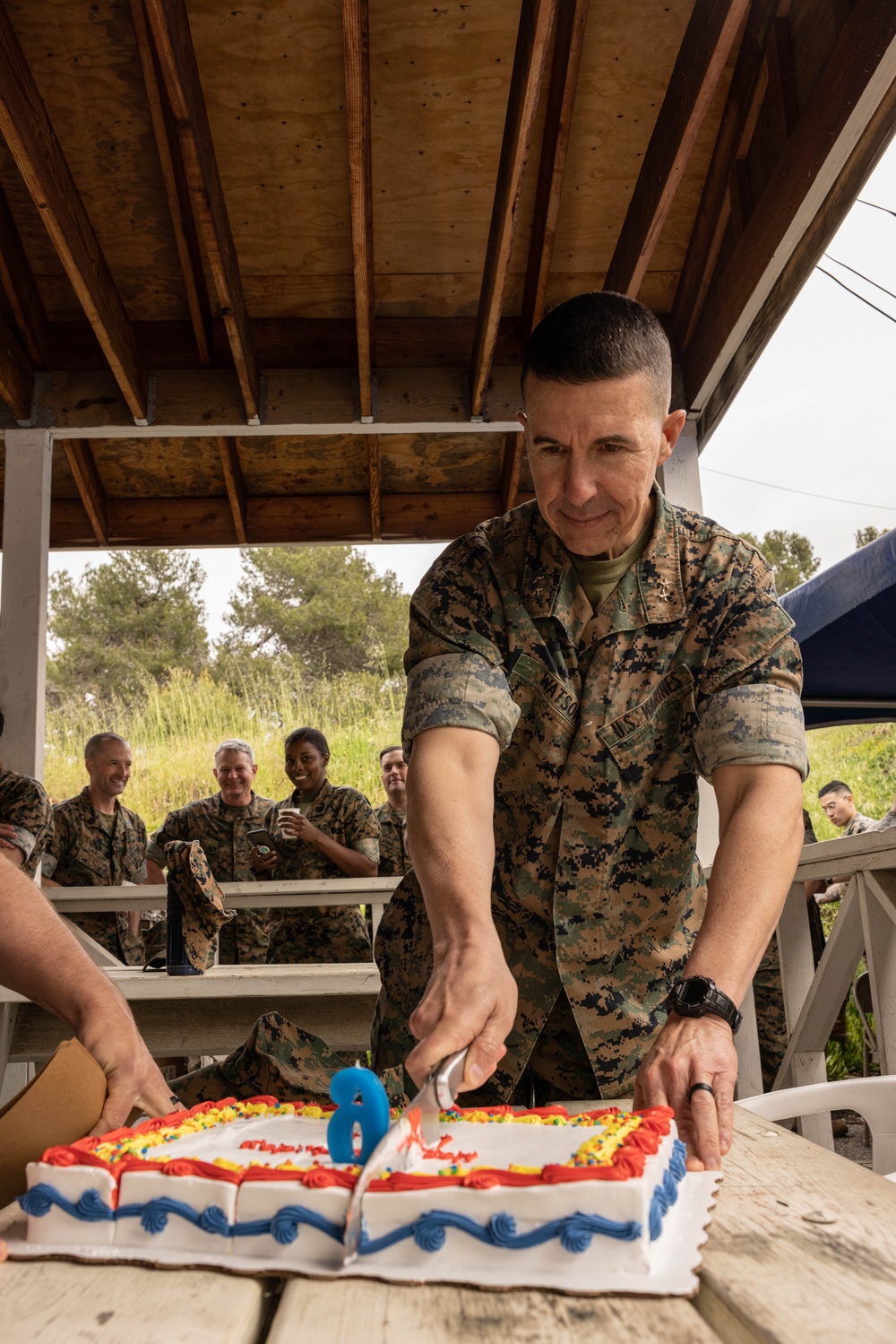 1st Marine Division staff bid farewell to Brig. Gen. James Ryans