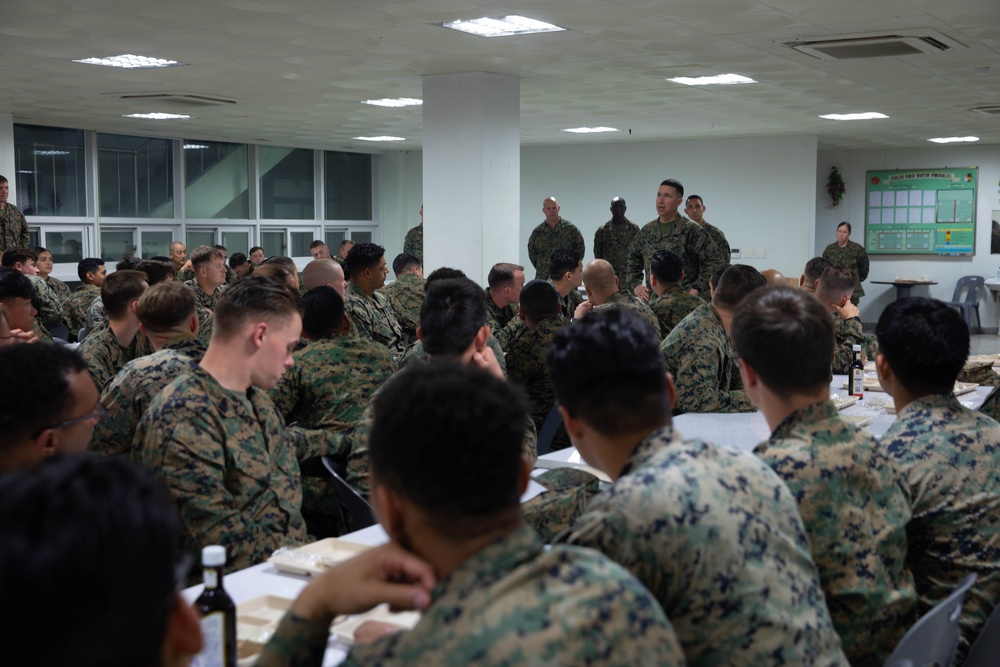 1st MARDIV hosts warrior's night as Freedom Shield ends