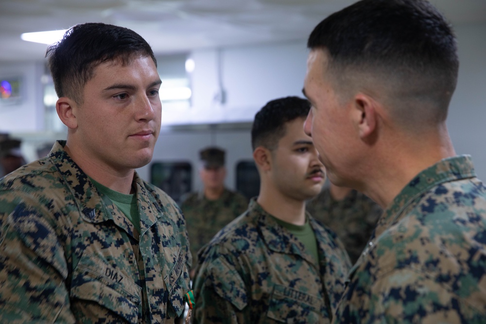 1st MARDIV hosts warrior's night as Freedom Shield ends