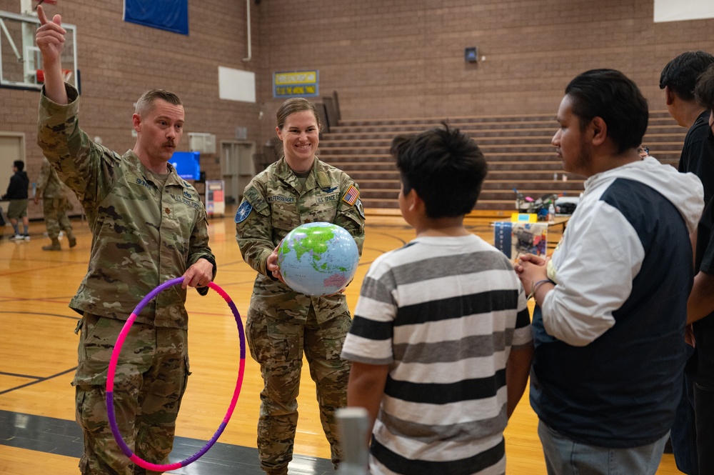 Nellis AFB Visits Duane D. Keller Middle School