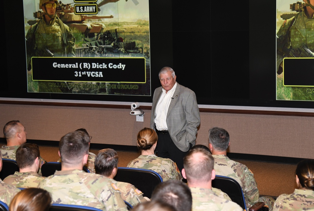 GEN(R) Cody Visit to USAACE