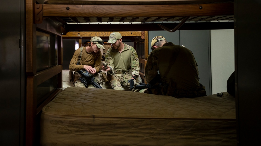 Luke EOD trains at Camp Navajo: Day 1