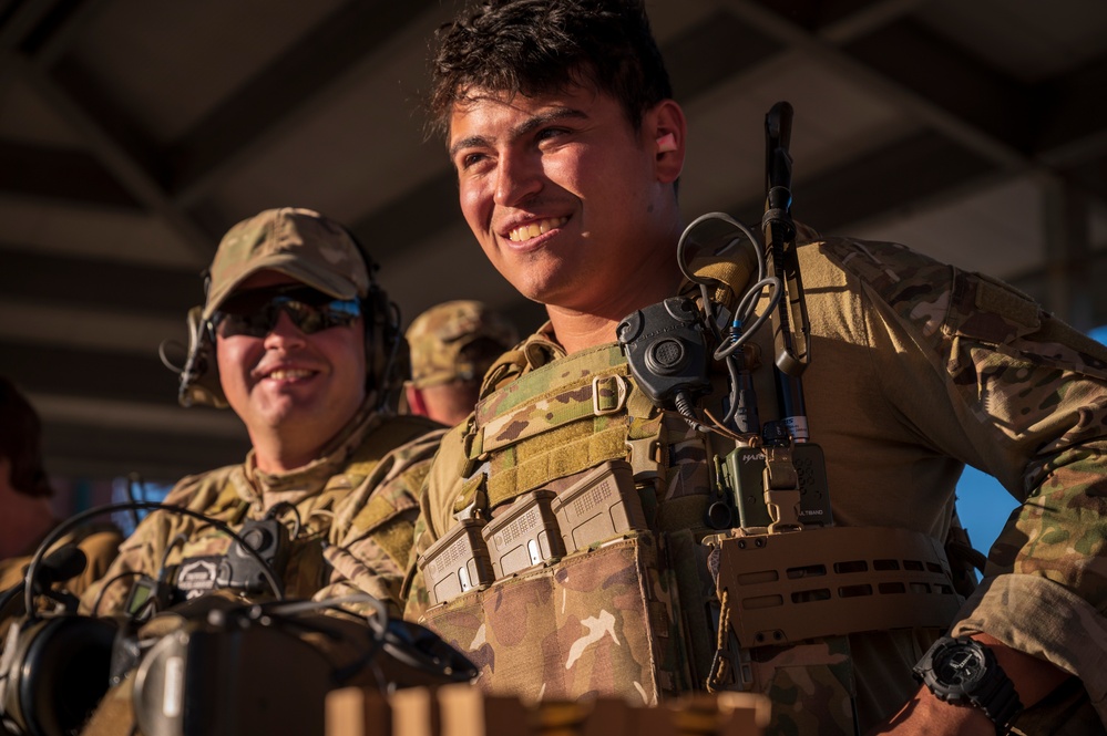 Luke EOD trains at Camp Navajo: Day 1