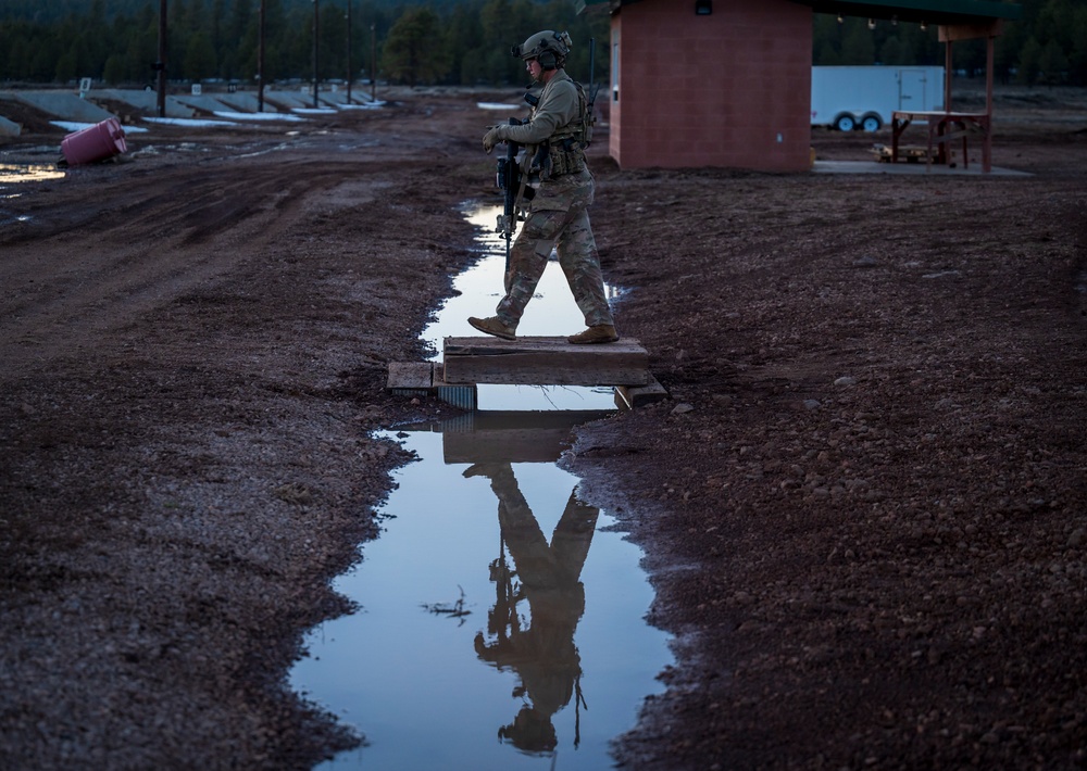 Luke EOD trains at Camp Navajo: Day 1