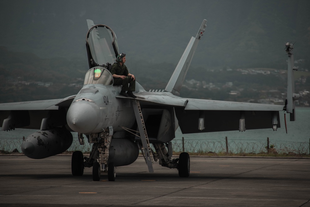 VFA 41, 14, 151, conduct training on MCAS Kaneohe Bay