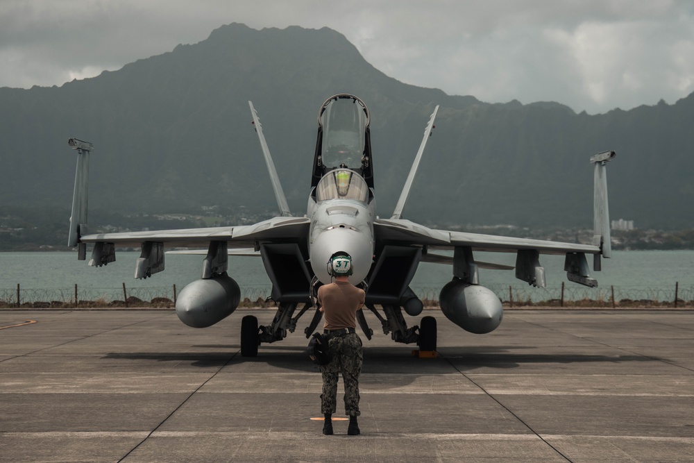 VFA 41, 14, 151, conduct training on MCAS Kaneohe Bay