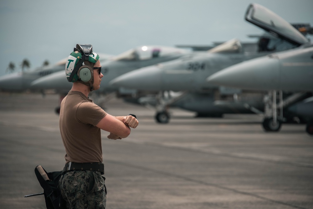 VFA 41, 14, 151, conduct training on MCAS Kaneohe Bay