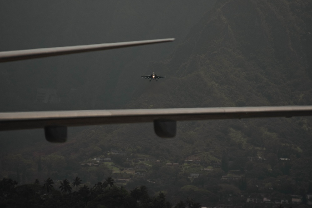 VFA 41, 14, 151, conduct training on MCAS Kaneohe Bay