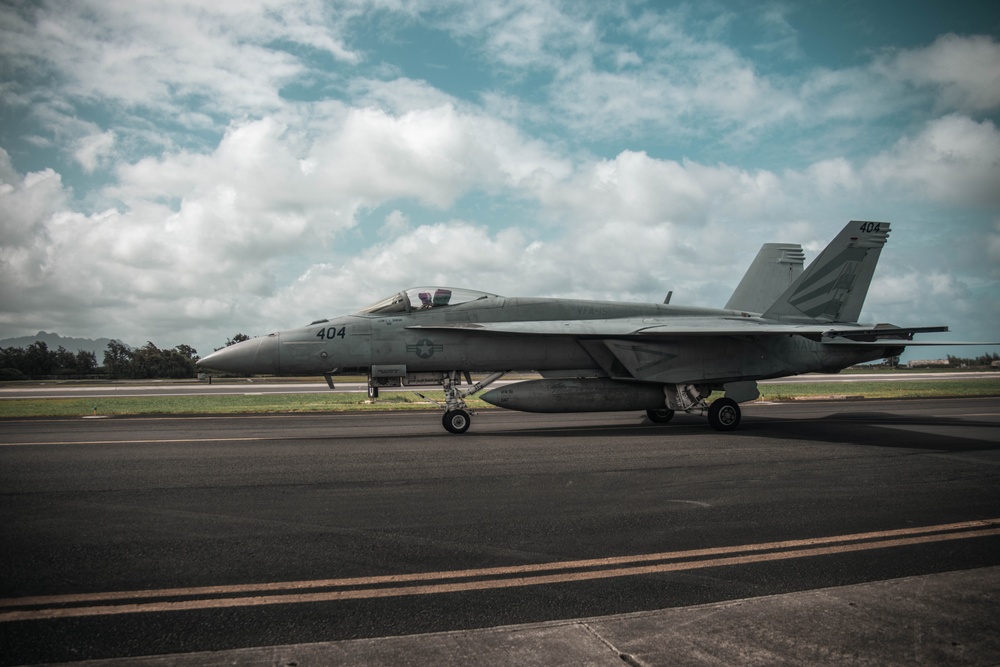 VFA 41, 14, 151, conduct training on MCAS Kaneohe Bay