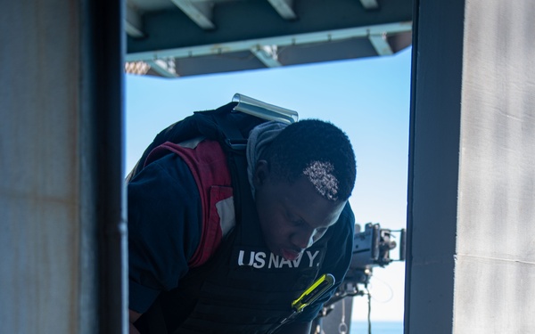 IKE Conducts Operations In The Atlantic Ocean
