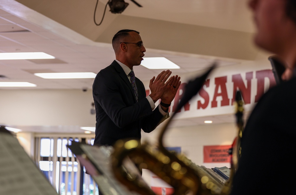 Parris Island Marine Band in Port Orange, Fl. 20230414