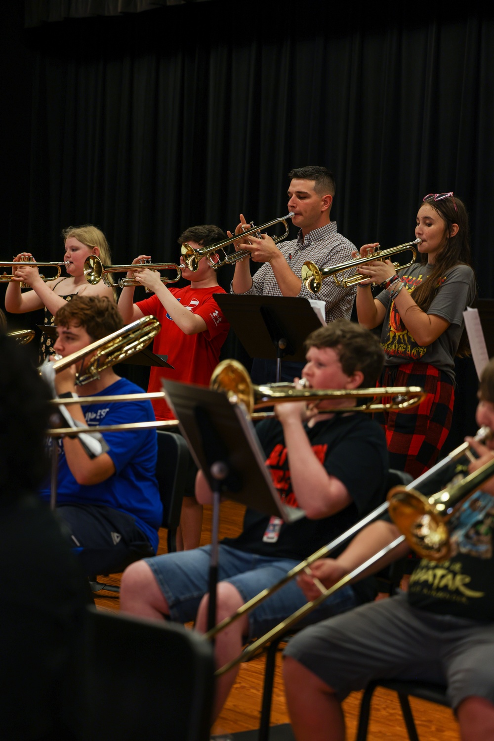 Parris Island Marine Band in Port Orange, Fl. 20230414