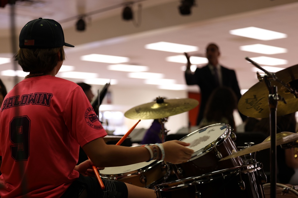 Parris Island Marine Band in Port Orange, Fl. 20230414