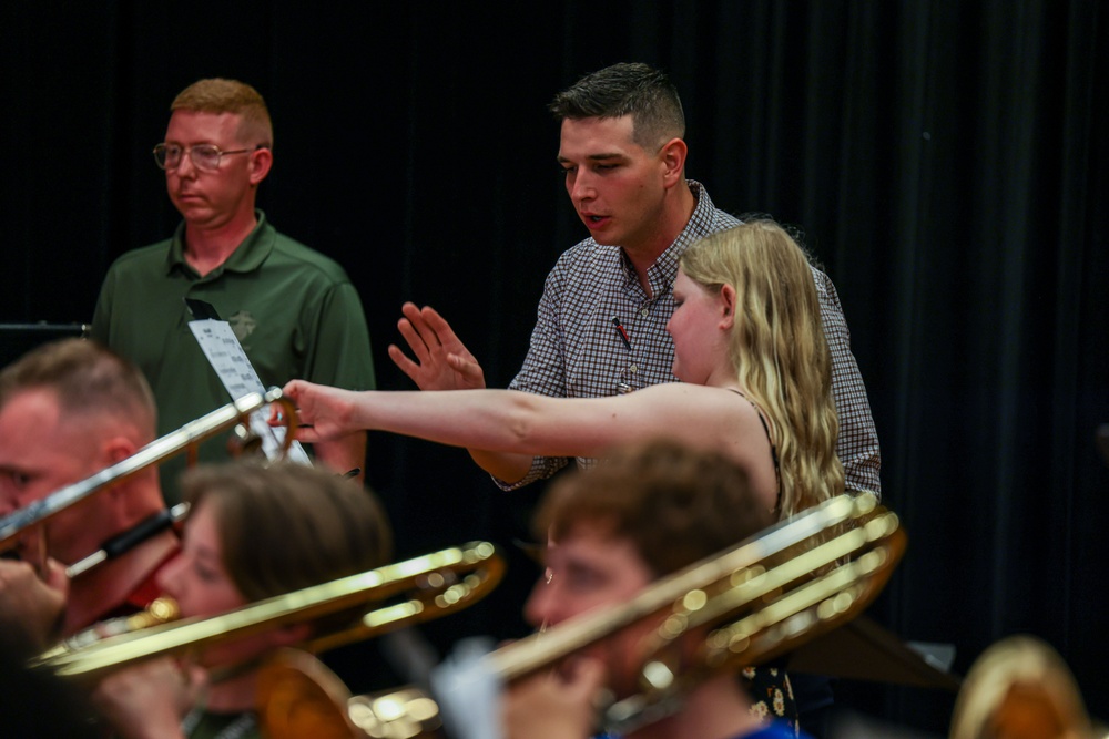 Parris Island Marine Band in Port Orange, Fl. 20230414