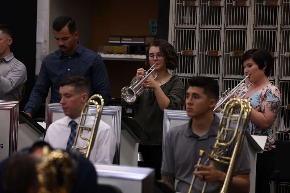 Parris Island Marine Band in Port Orange, Fl. 20230414