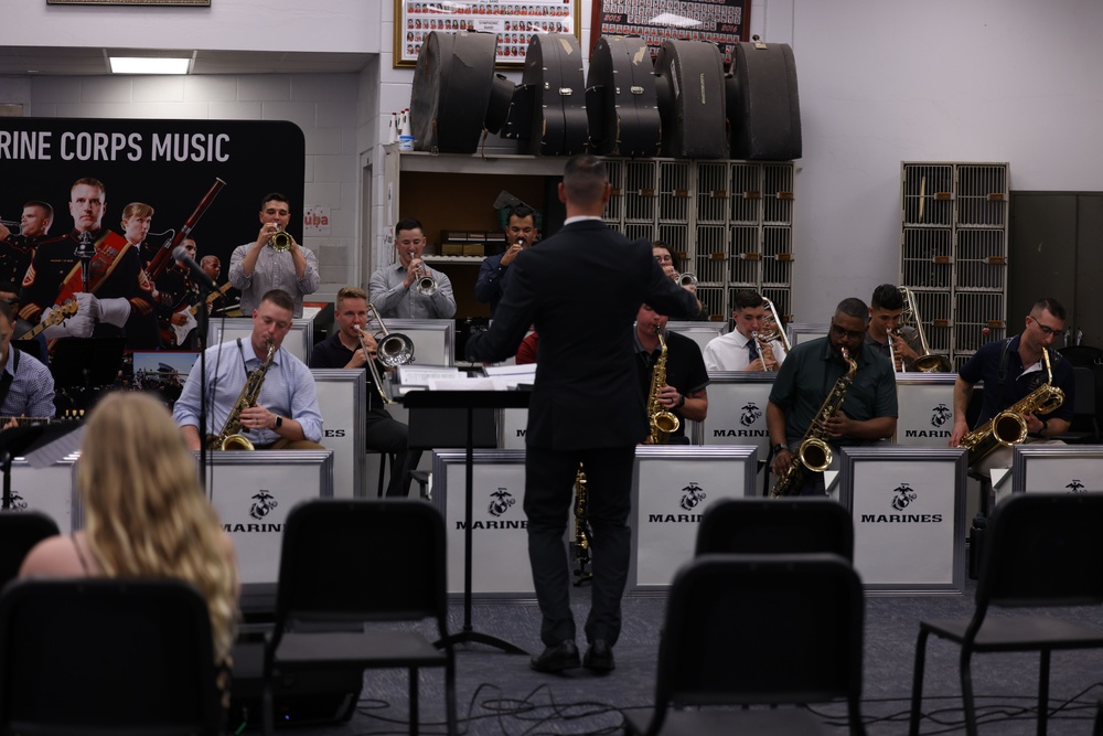 Parris Island Marine Band in Port Orange, Fl. 20230414