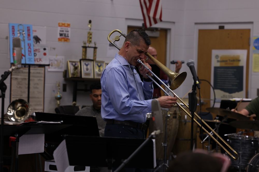 Parris Island Marine Band in Port Orange, Fl. 20230414