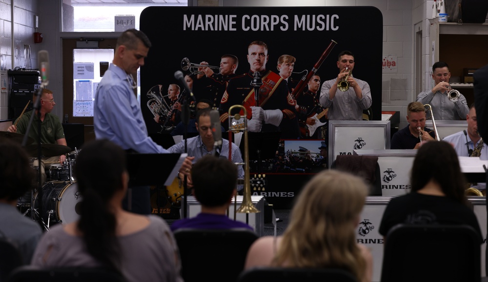 Parris Island Marine Band in Port Orange, Fl. 20230414