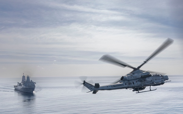 13th MEU VMM 362 Aerial Gun Shoot