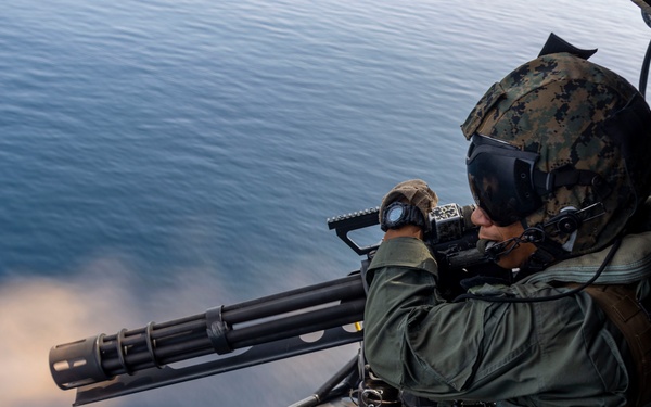 13th MEU VMM 362 Aerial Gun Shoot