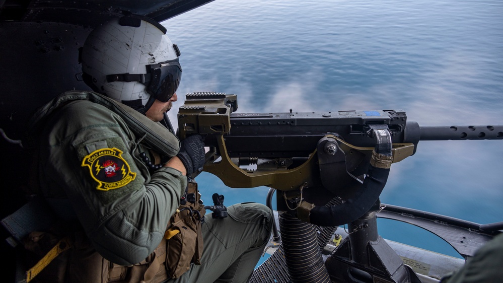 13th MEU VMM 362 Aerial Gun Shoot