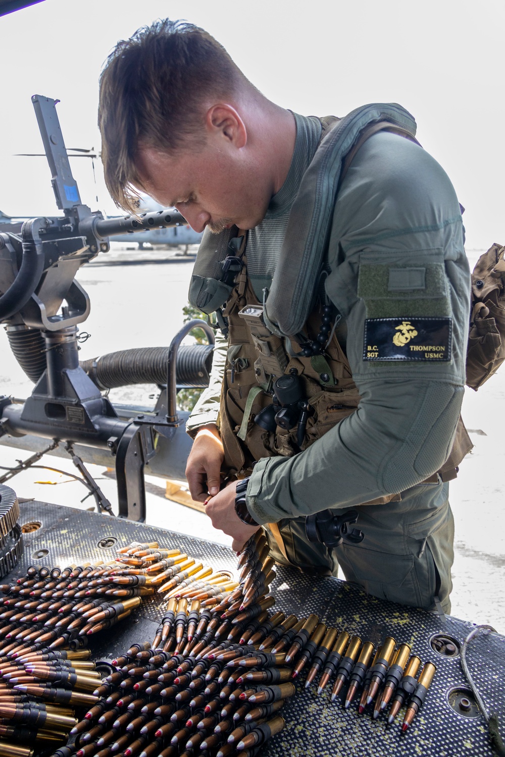 13th MEU VMM 362 Aerial Gun Shoot