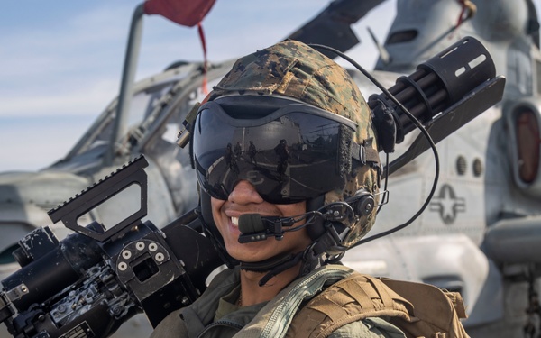 13th MEU VMM 362 Aerial Gun Shoot