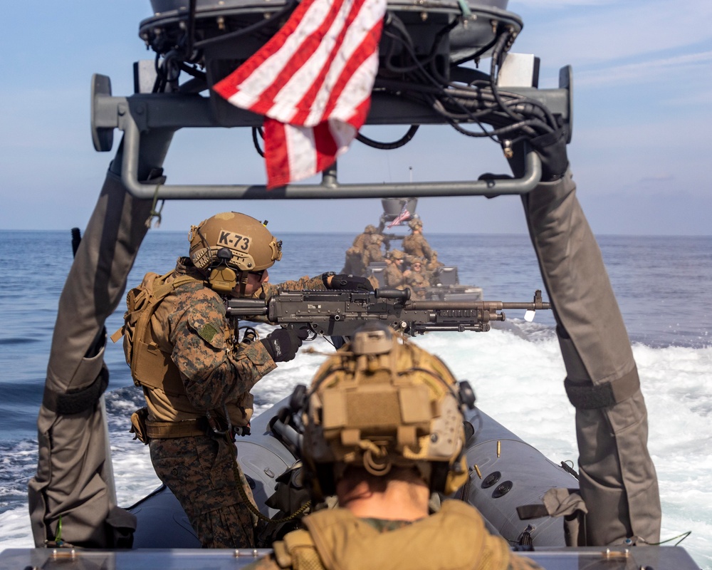 13th MEU Maritime Raid Platoon Machine Gun Range