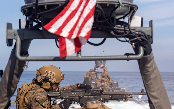 13th MEU Maritime Raid Platoon Machine Gun Range