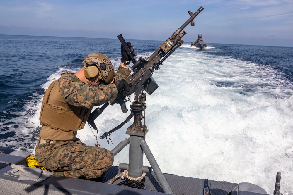 13th MEU Maritime Raid Platoon Machine Gun Range