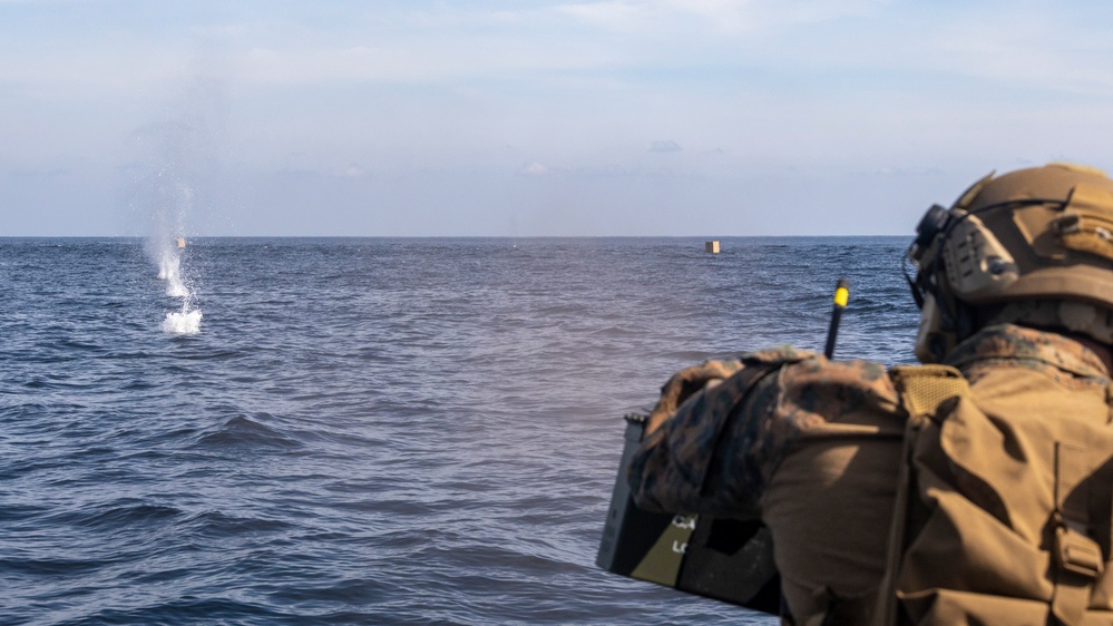 13th MEU Maritime Raid Platoon Machine Gun Range