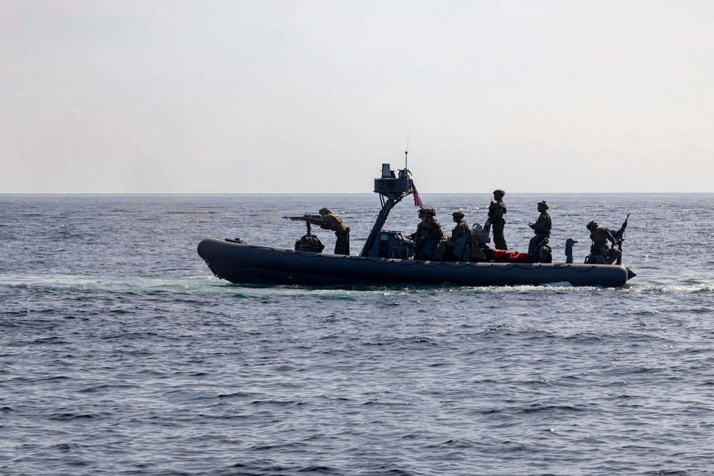 13th MEU Maritime Raid Platoon Machine Gun Range