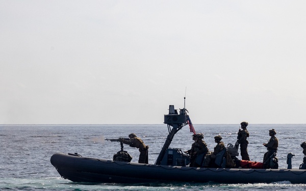 13th MEU Maritime Raid Platoon Machine Gun Range