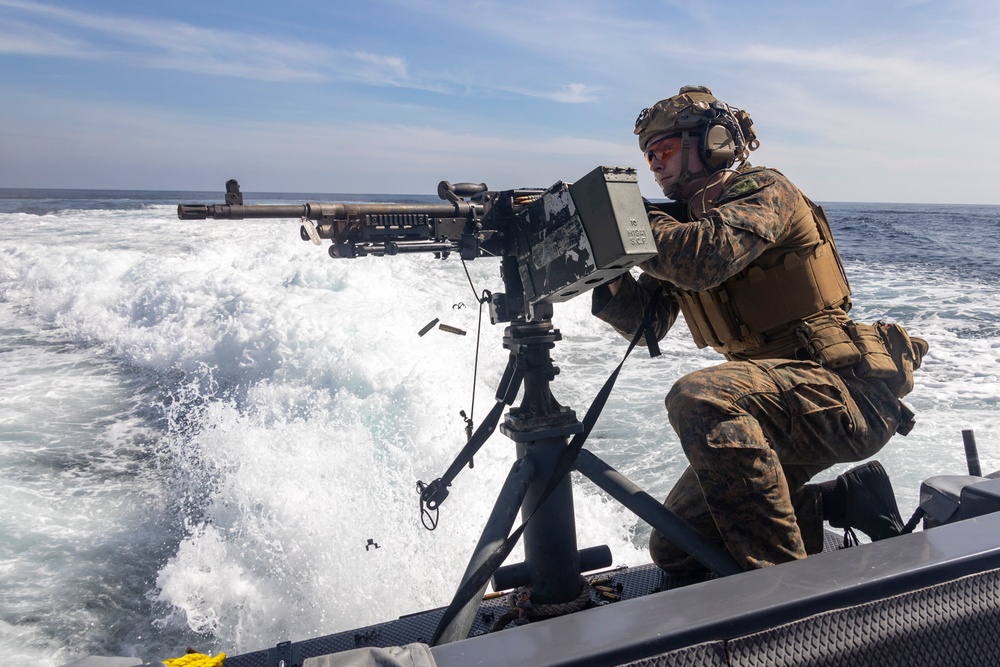 13th MEU Maritime Raid Platoon Machine Gun Range