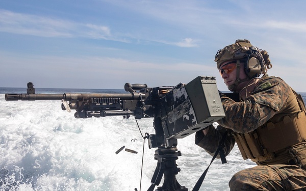 13th MEU Maritime Raid Platoon Machine Gun Range