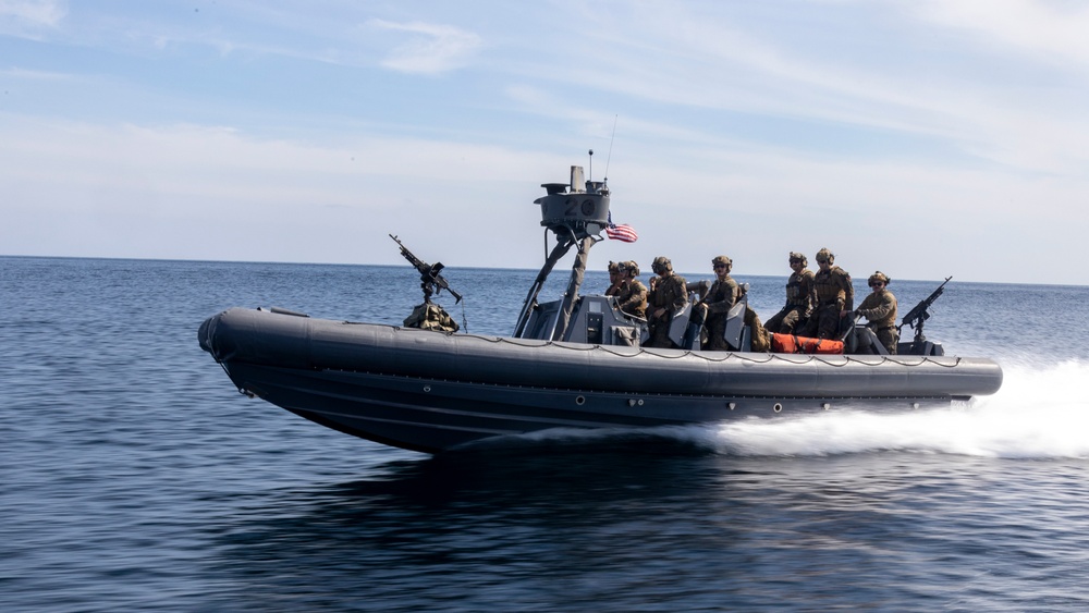 13th MEU Maritime Raid Platoon Machine Gun Range