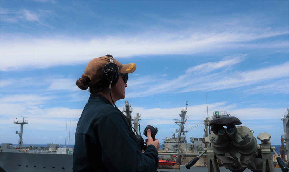 USS William P. Lawrence (DDG 110) Conducts Replinishment-at-Sea