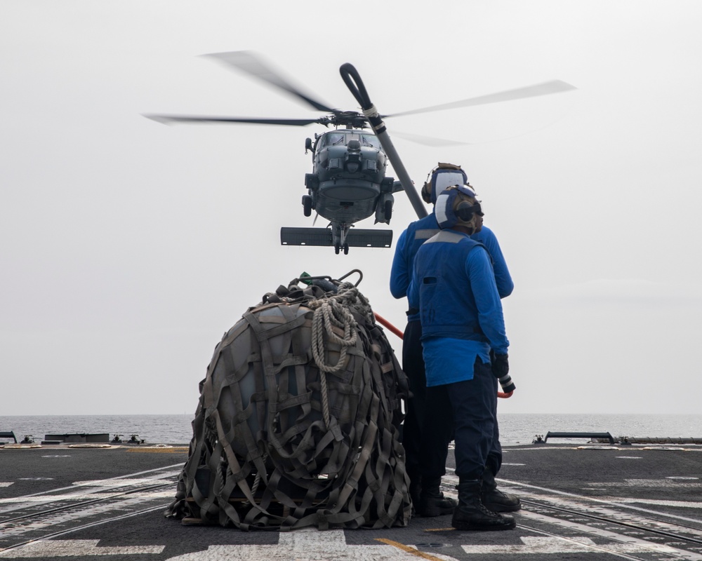 Sailors Conduct Flight Operations Aboard USS John Finn (DDG 113)