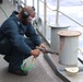 USS Princeton (CG 59) Sailors Conduct Repairs