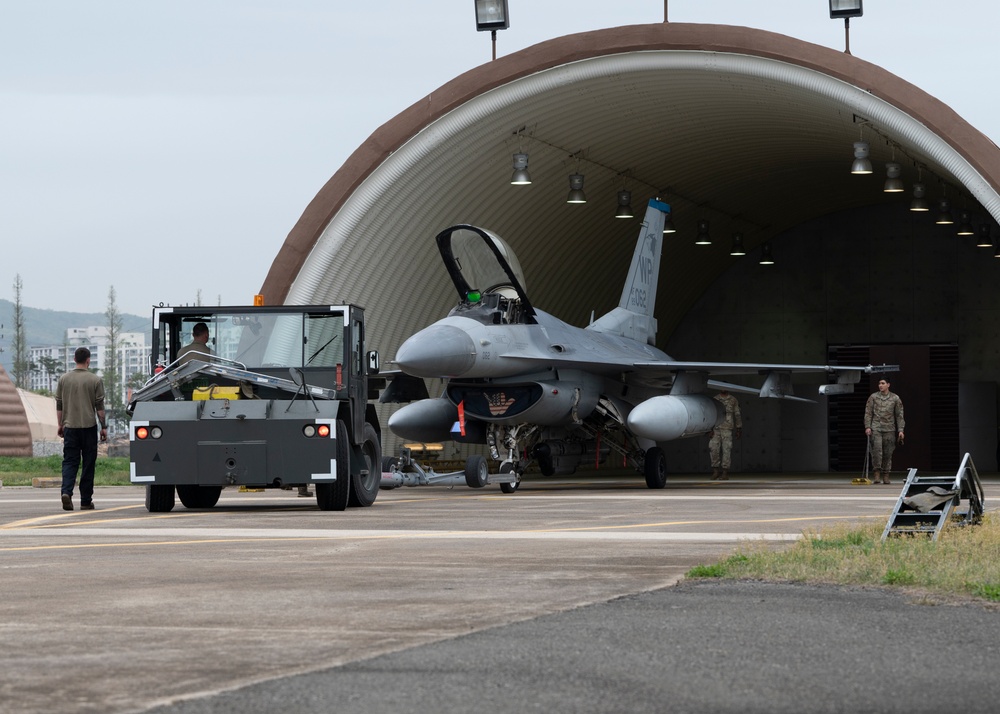 8th Fighter Wing F-16s arrive for Korea Flying Training 2023