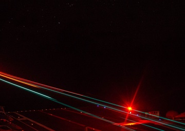 USS Carl Vinson (CVN 70) Conducts Flight Operations at Night