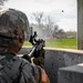 Iowa Best Warrior competitor fires grenade launcher